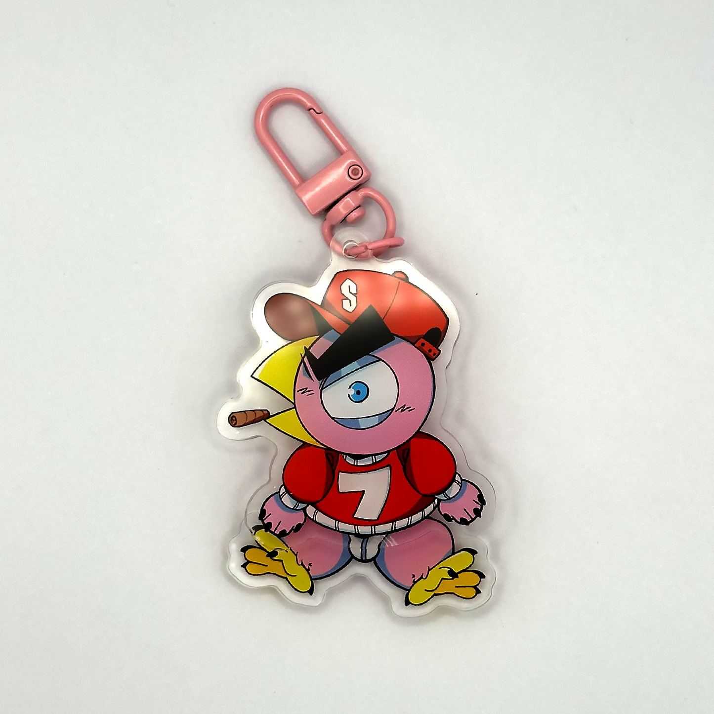 baball dangly keychain