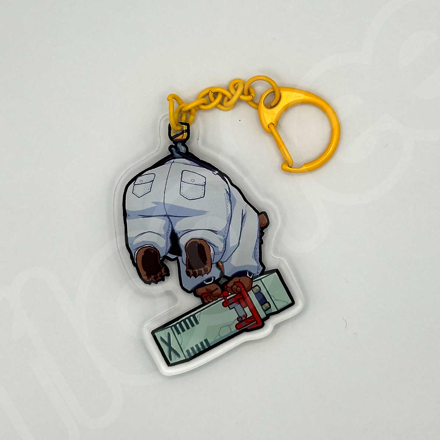 finance bear keychain
