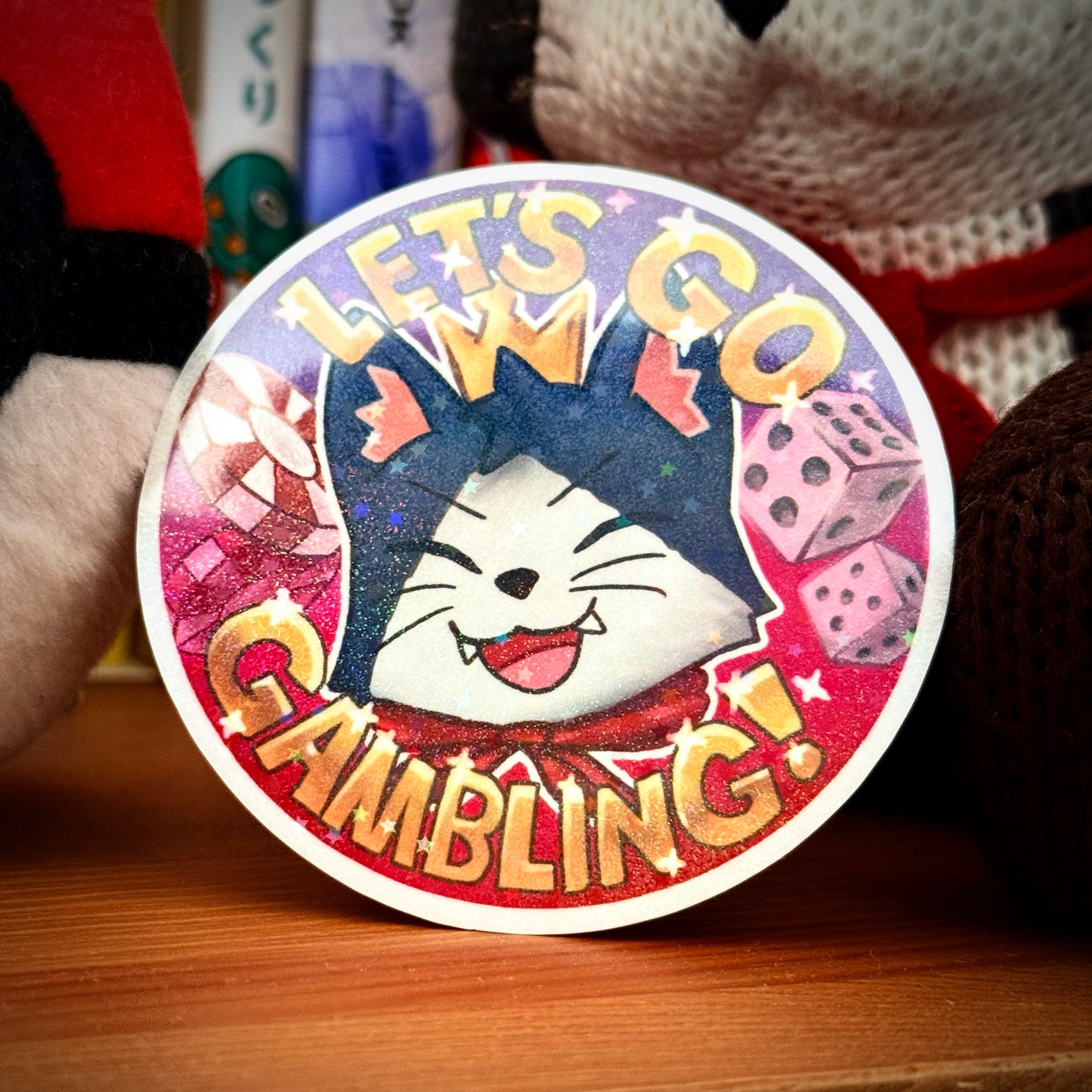 let's go gambling sticker