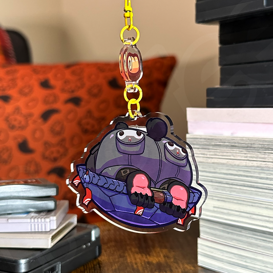 panda chef keychain