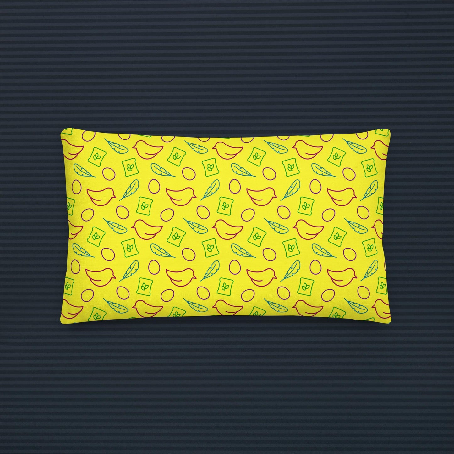 emblems - pillow (bird)