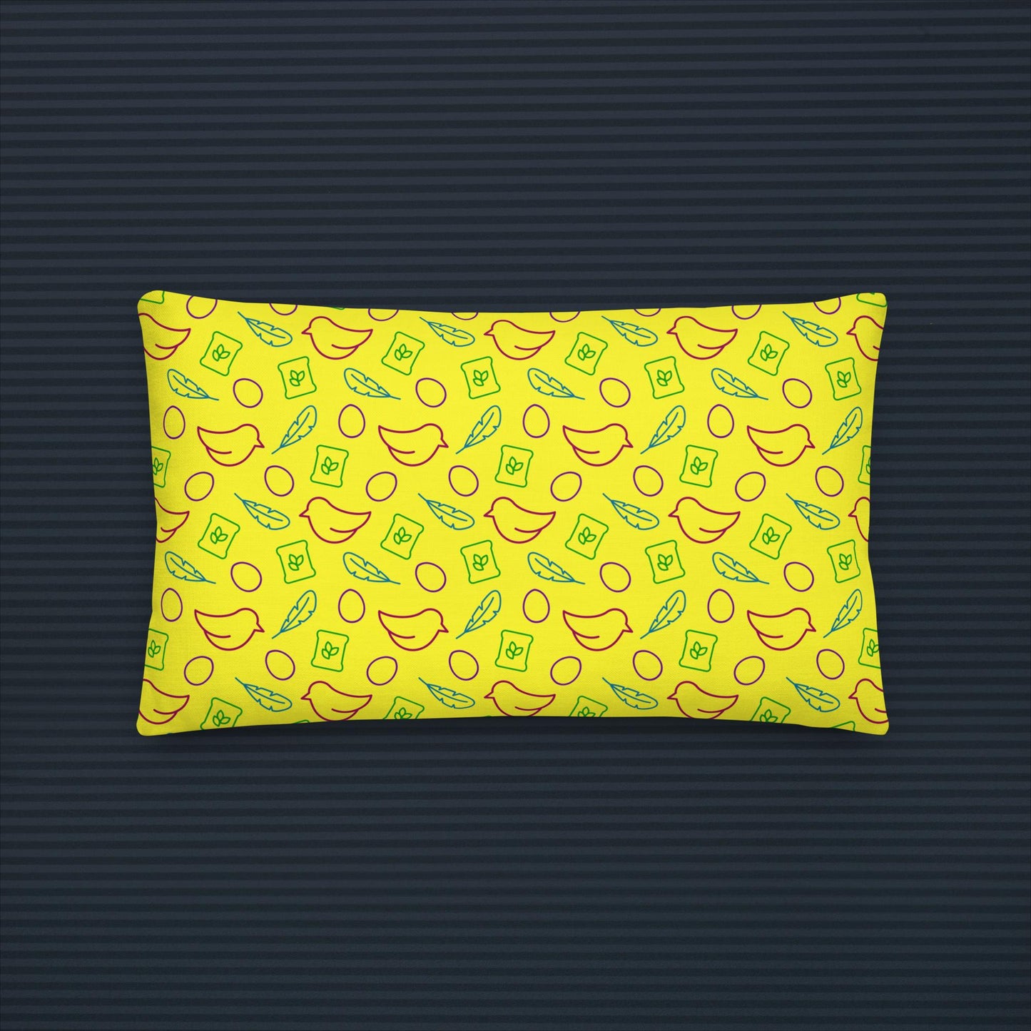 emblems - pillow (bird)