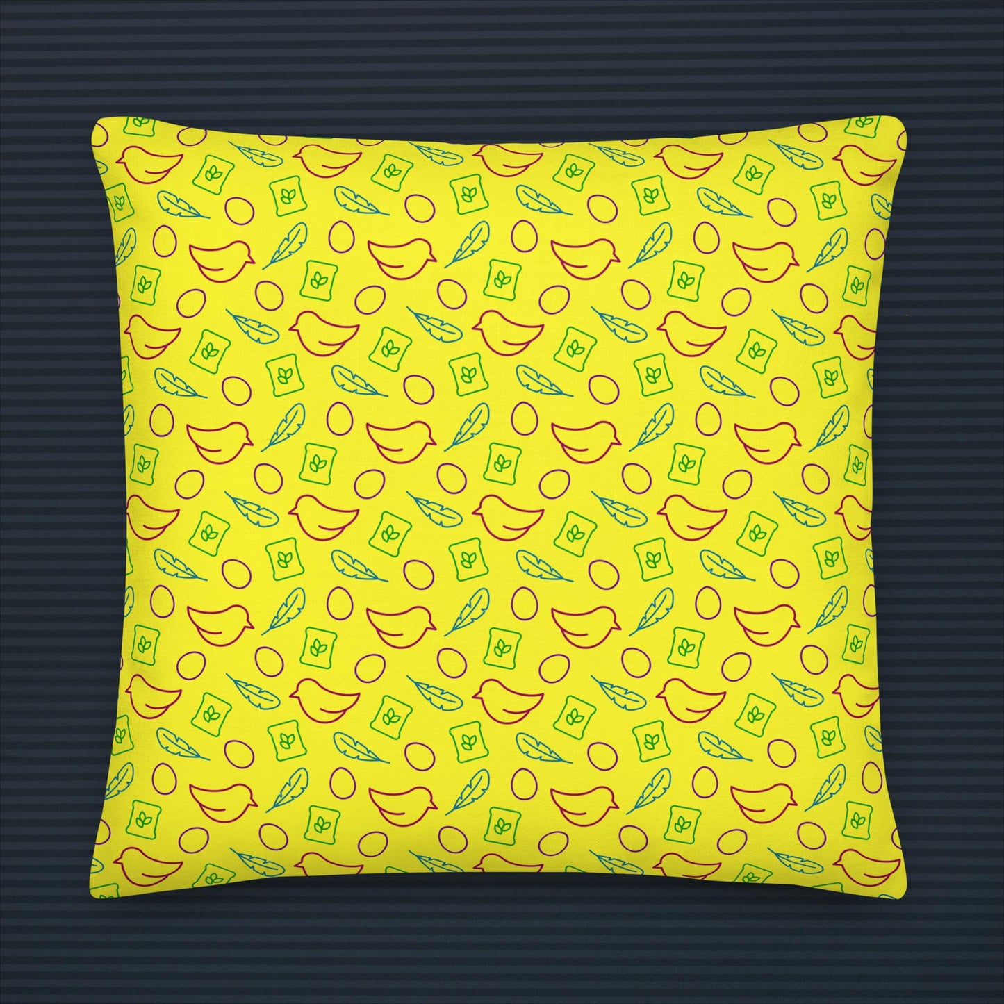 emblems - pillow (bird)