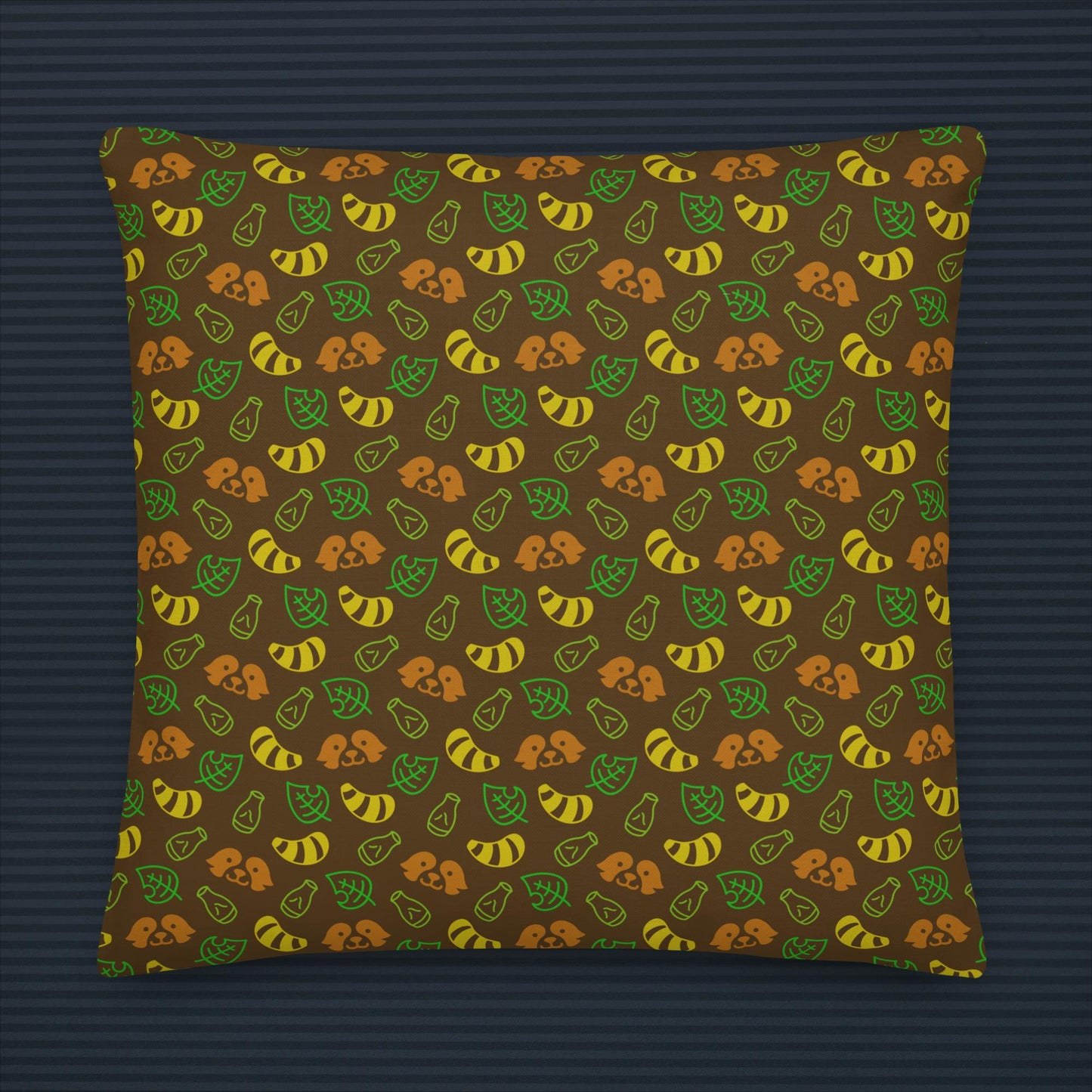 emblems - pillow (tanuki)