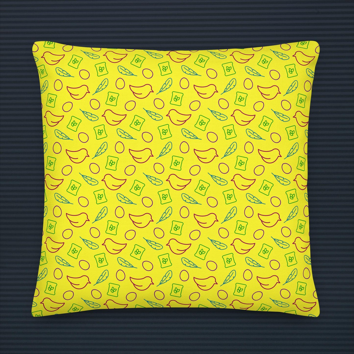 emblems - pillow (bird)