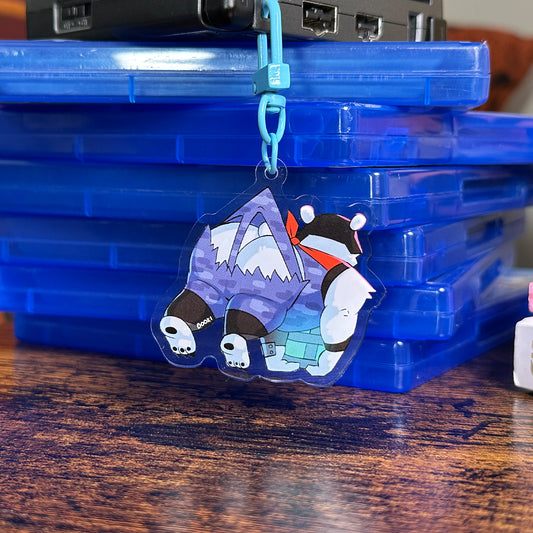 blizzard bear keychain