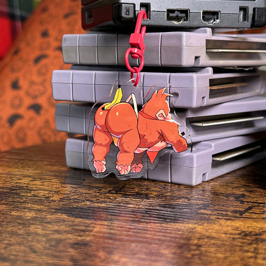banana gorilla keychain
