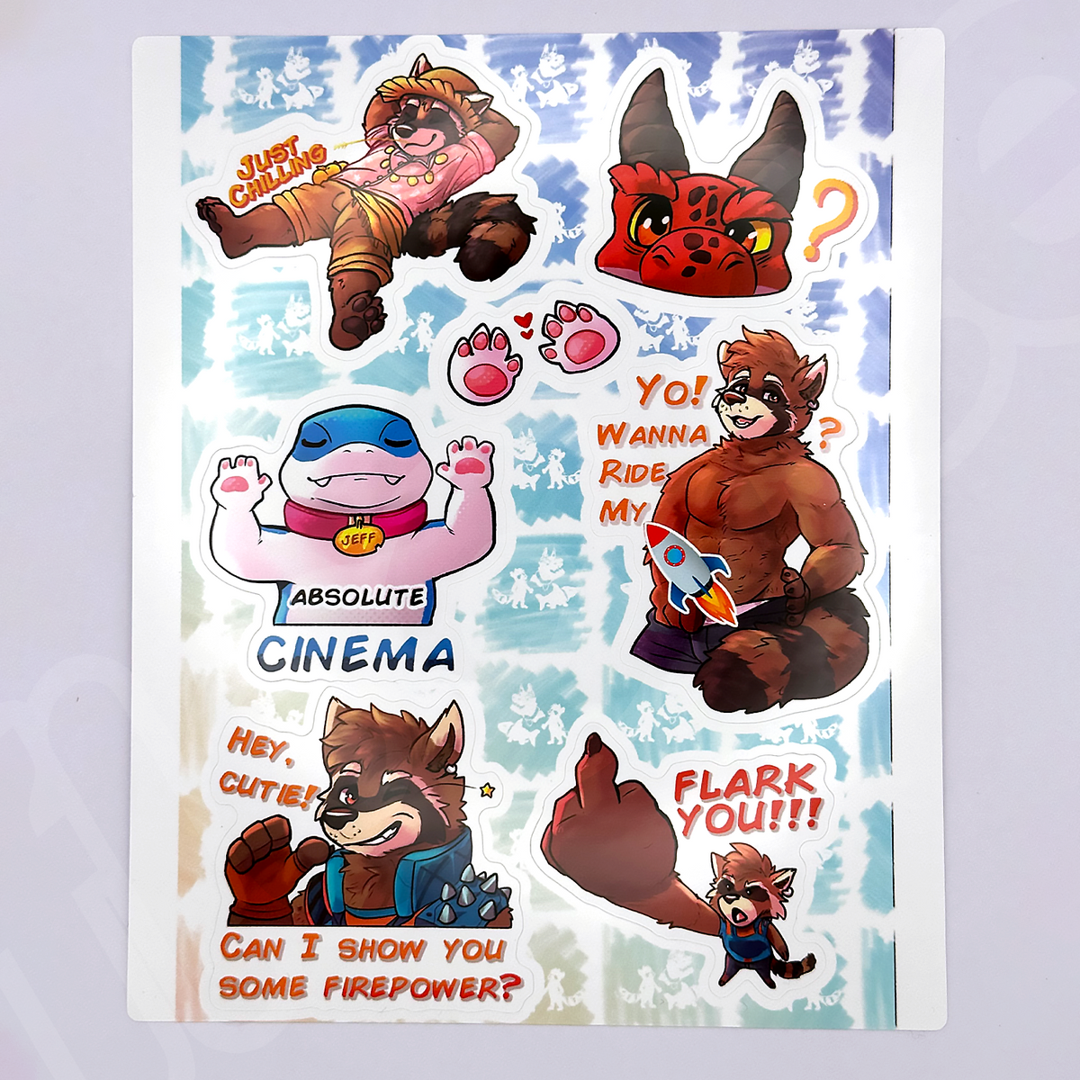 rivals sticker sheet