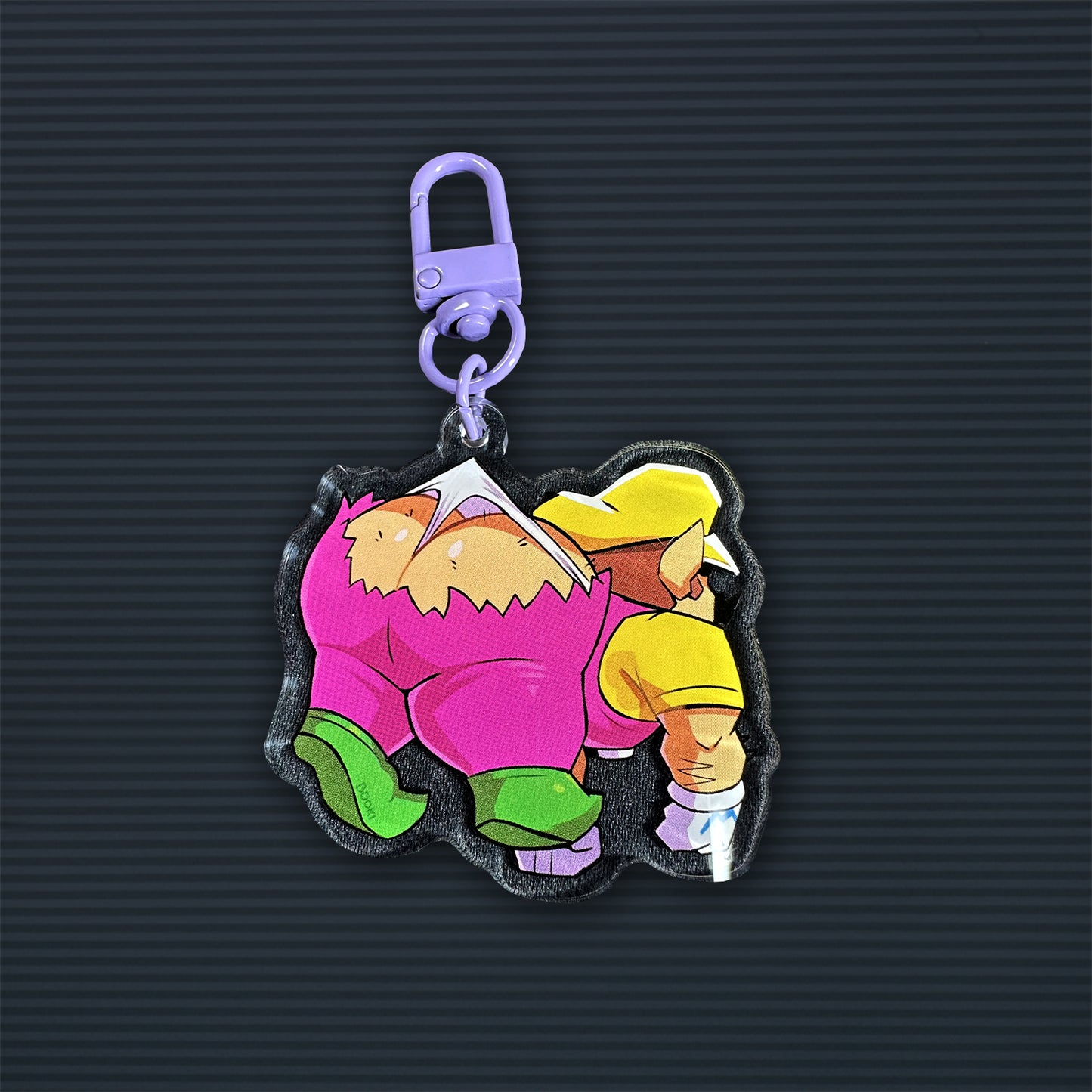 booki - warring plumber keychain