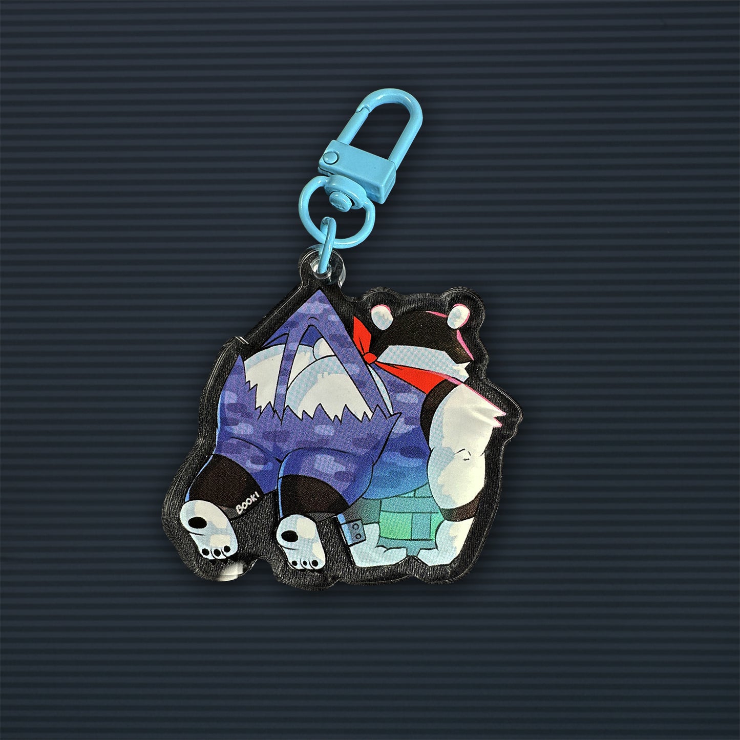 booki - blizzard bear keychain
