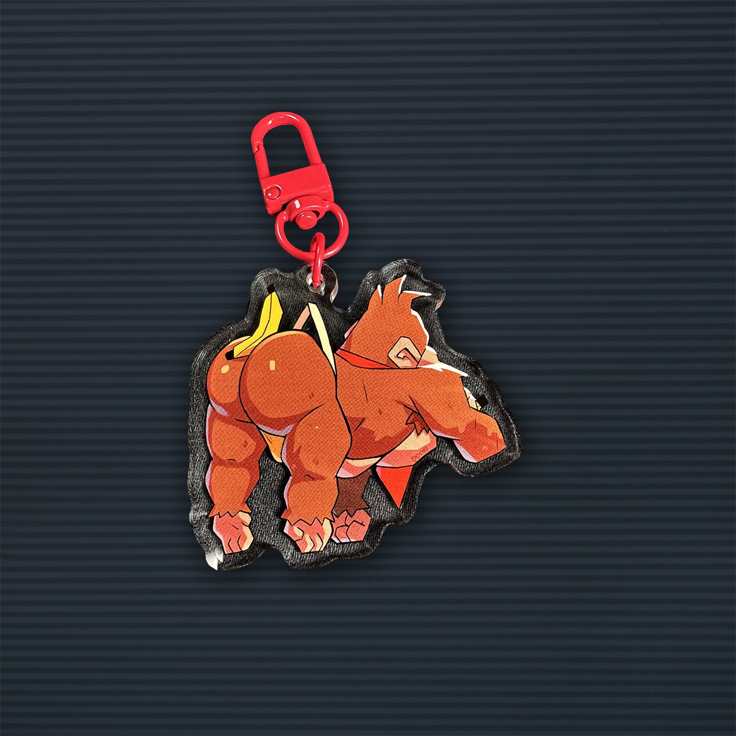 booki - banana gorilla keychain