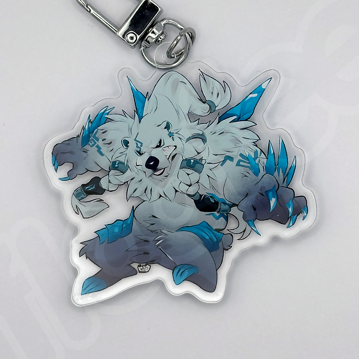 bear legend keychain