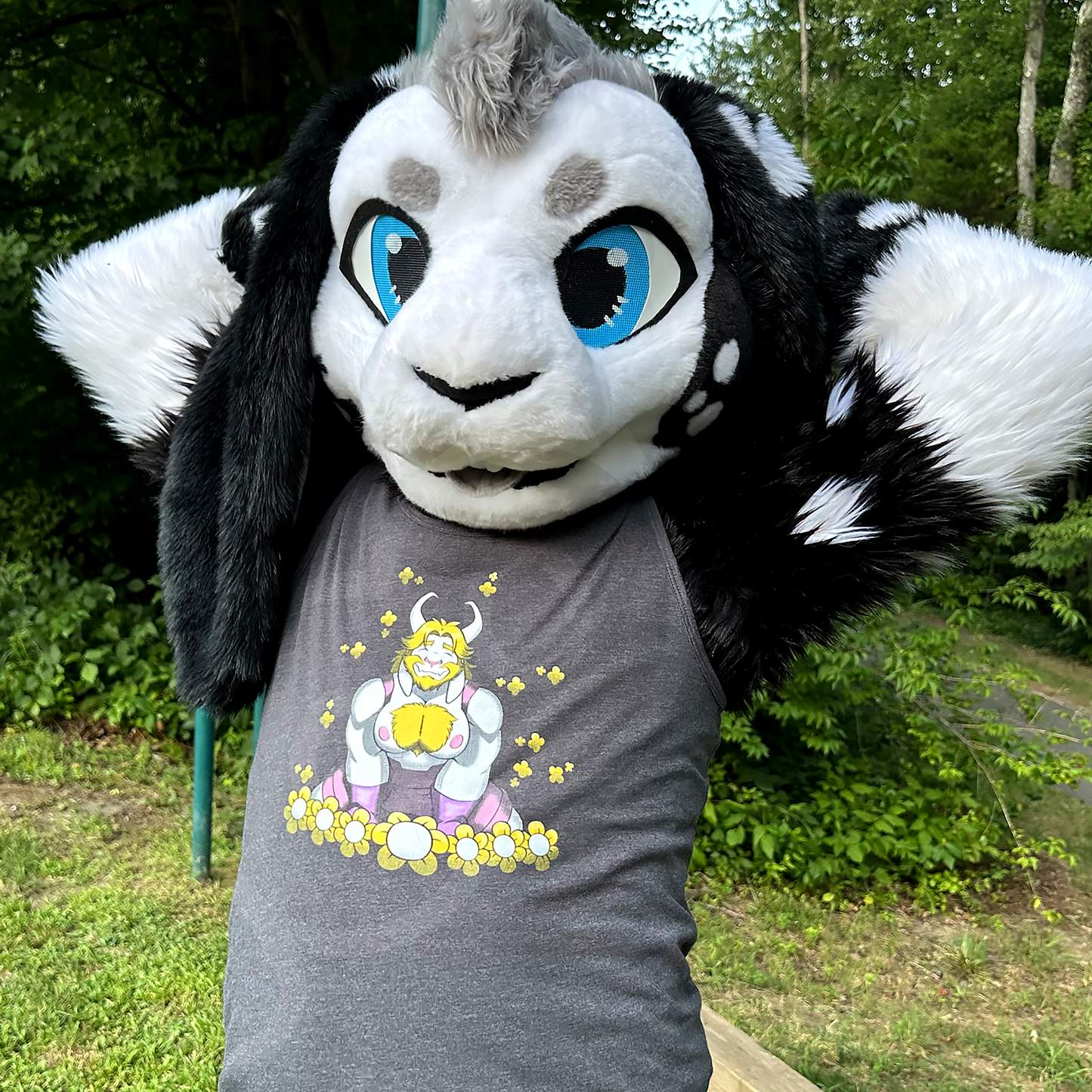 flower goat king - tank