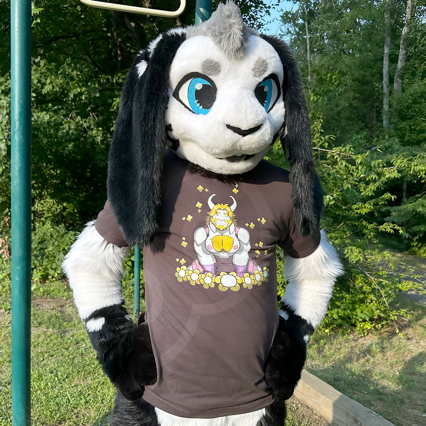 flower goat king - shirt