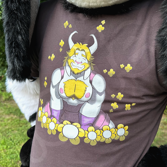 flower goat king - shirt