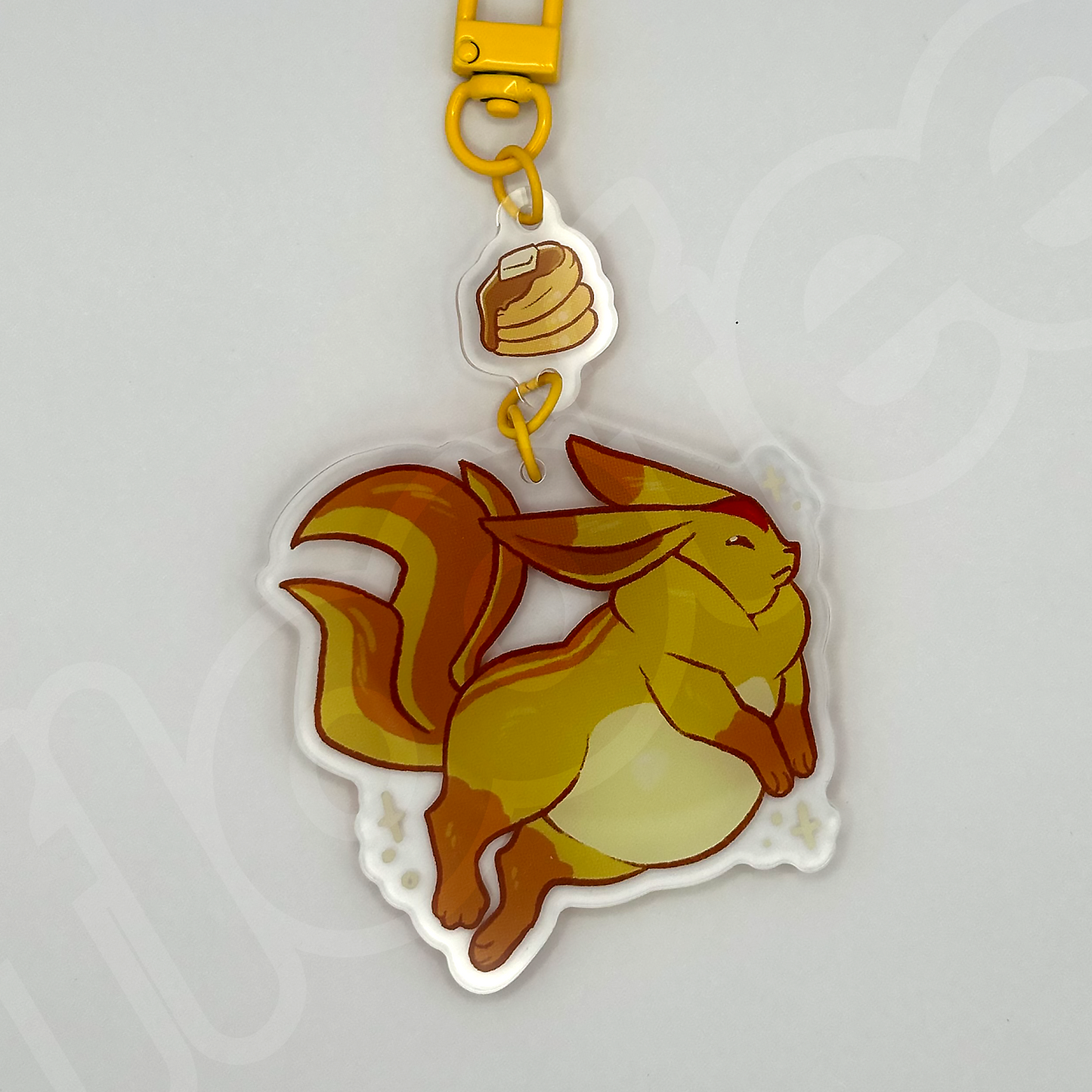 fat pancakes keychain