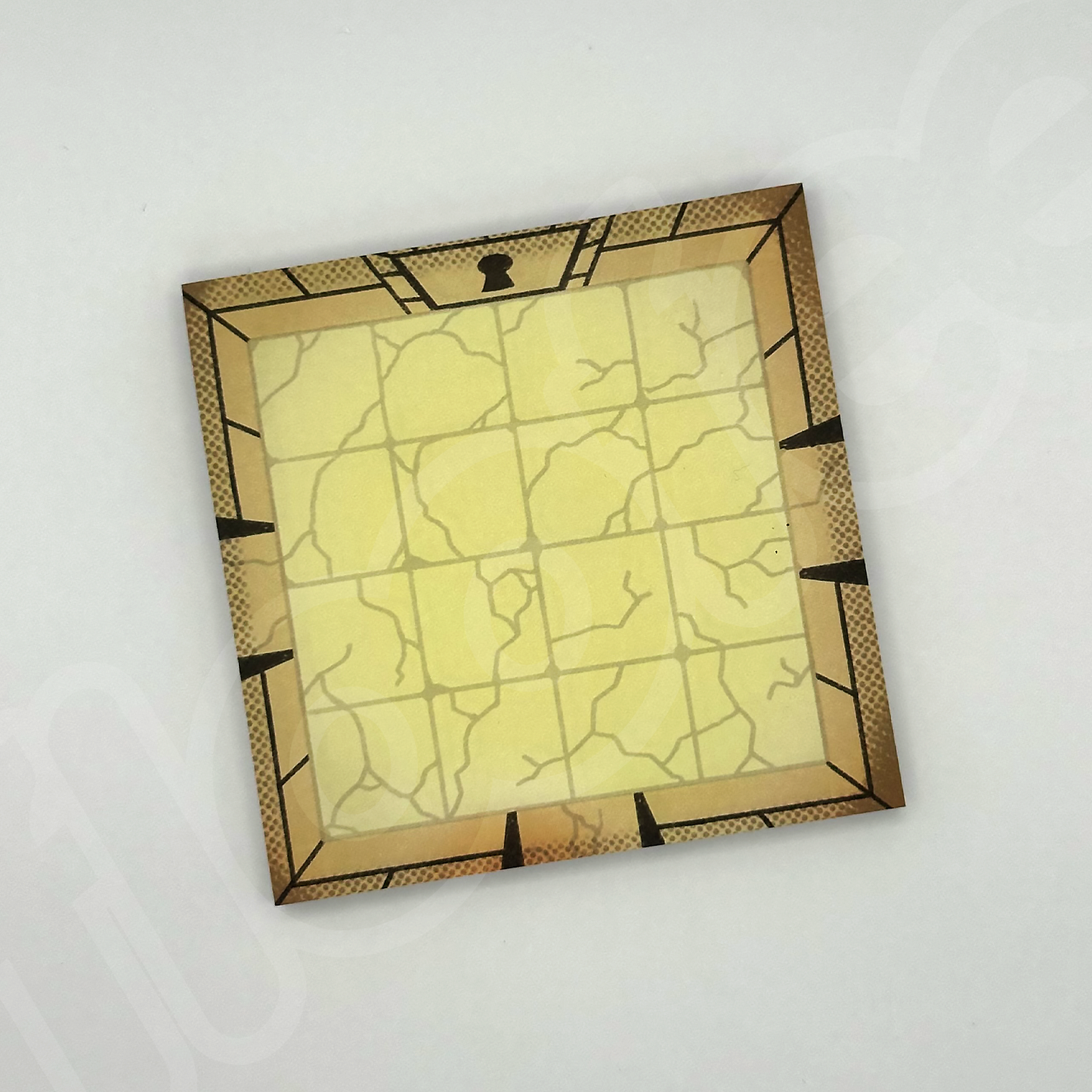 dungeon map sticky notes