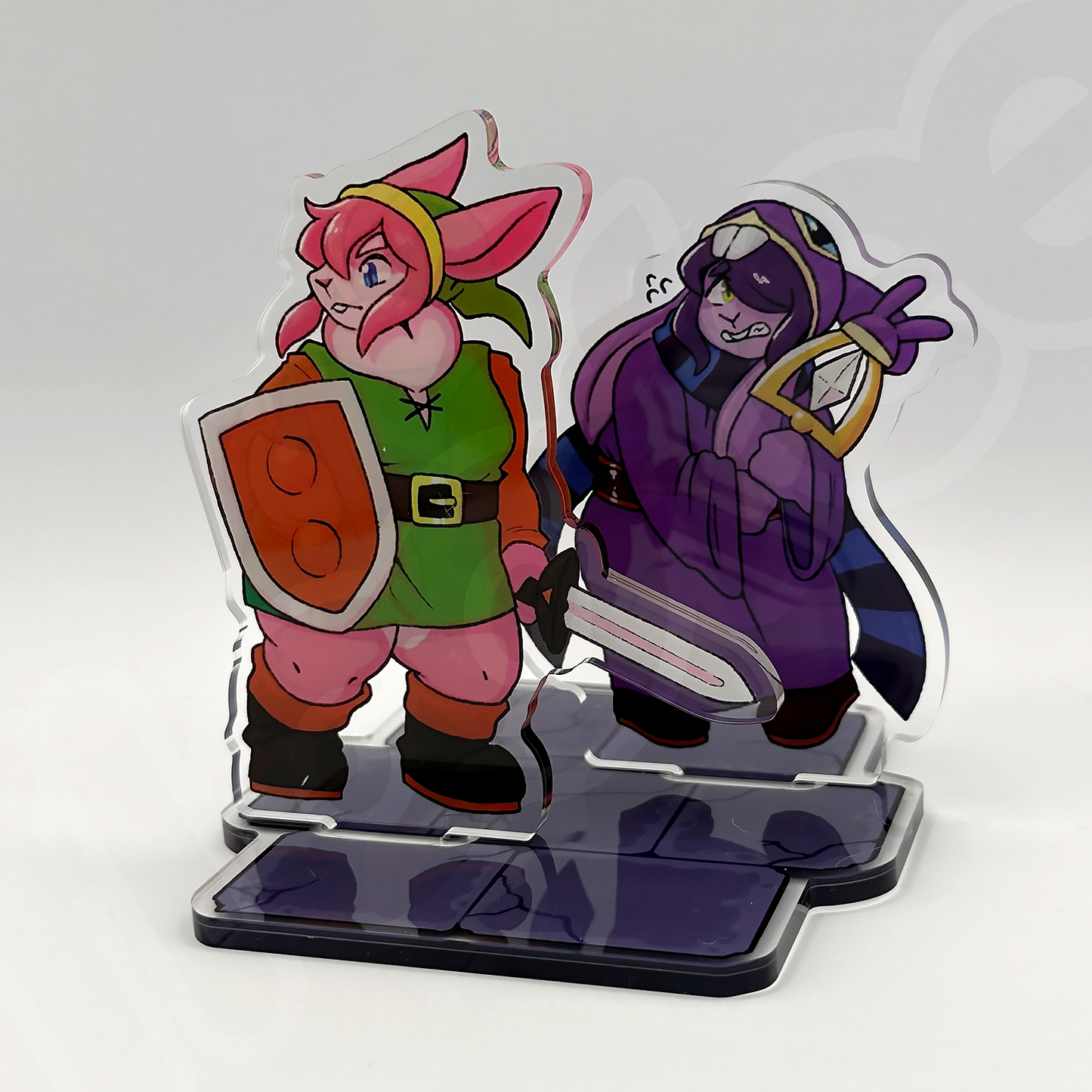 linked heroes standee