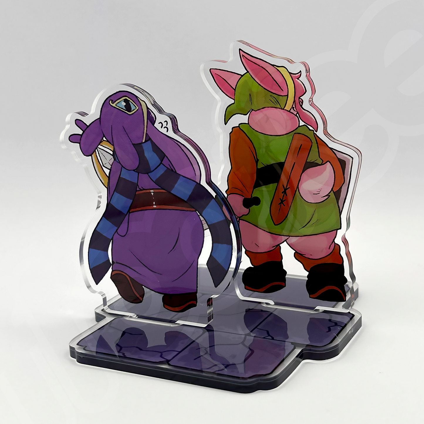 linked heroes standee