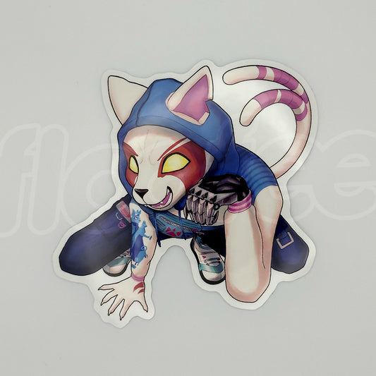 ninja cat royale sticker