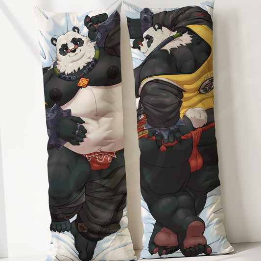 panda chef dakimakura pillowcase