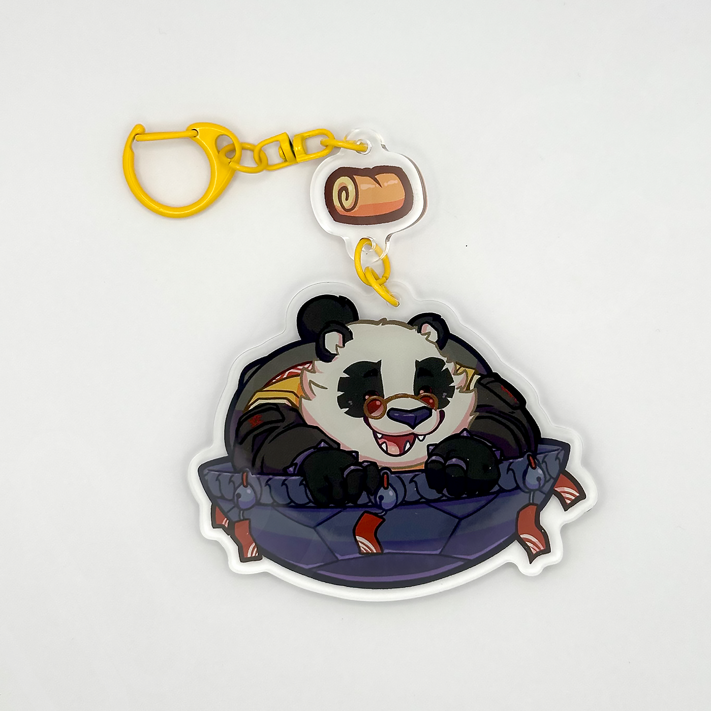 panda chef keychain