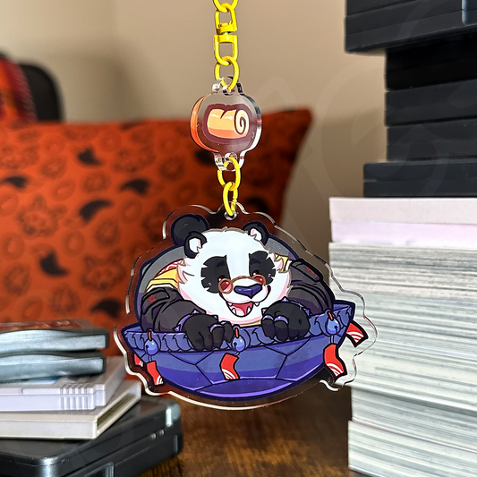 panda chef keychain