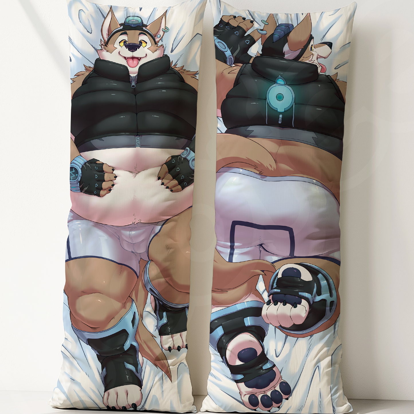 wolfie royale dakimakura pillowcase
