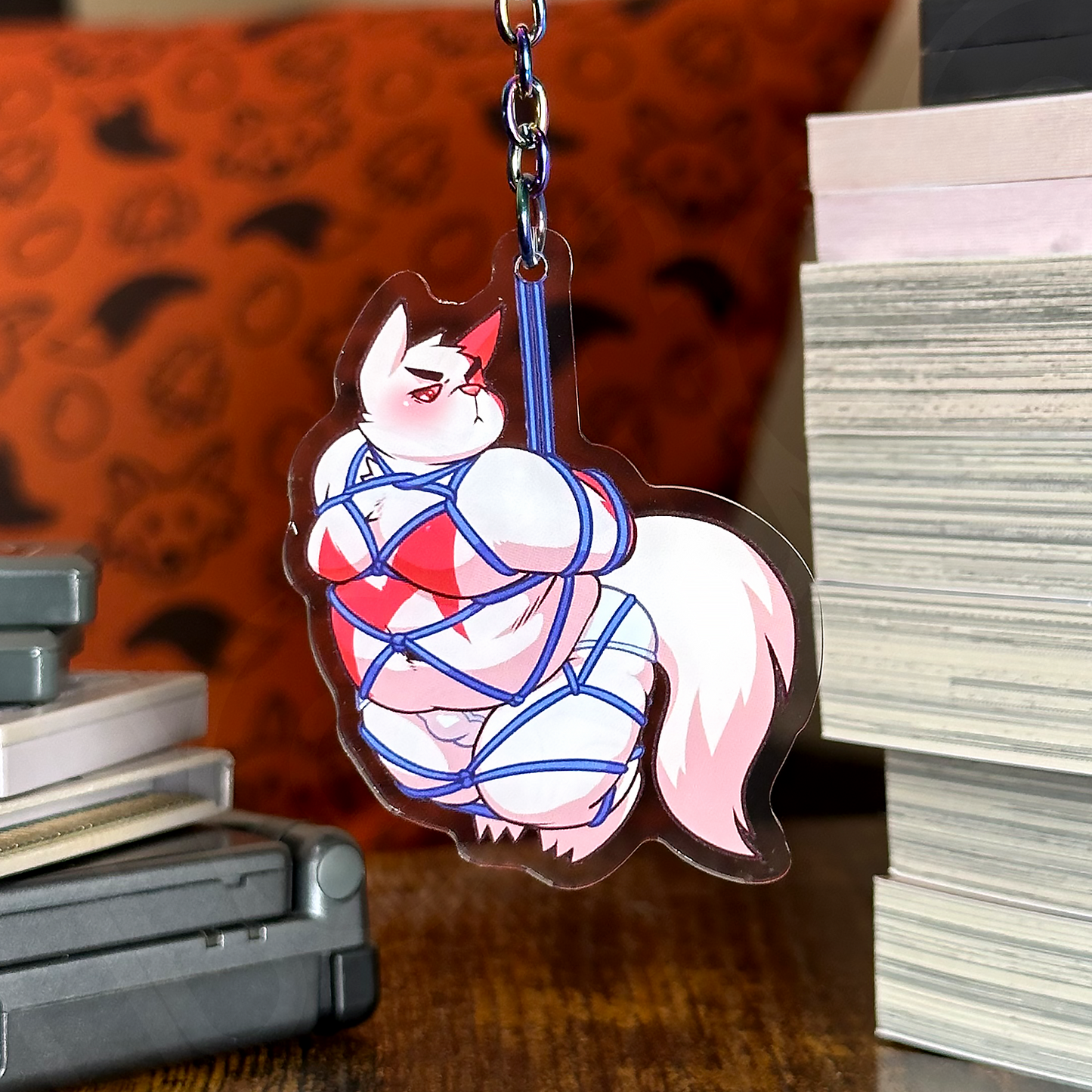 mongoose monster keychain