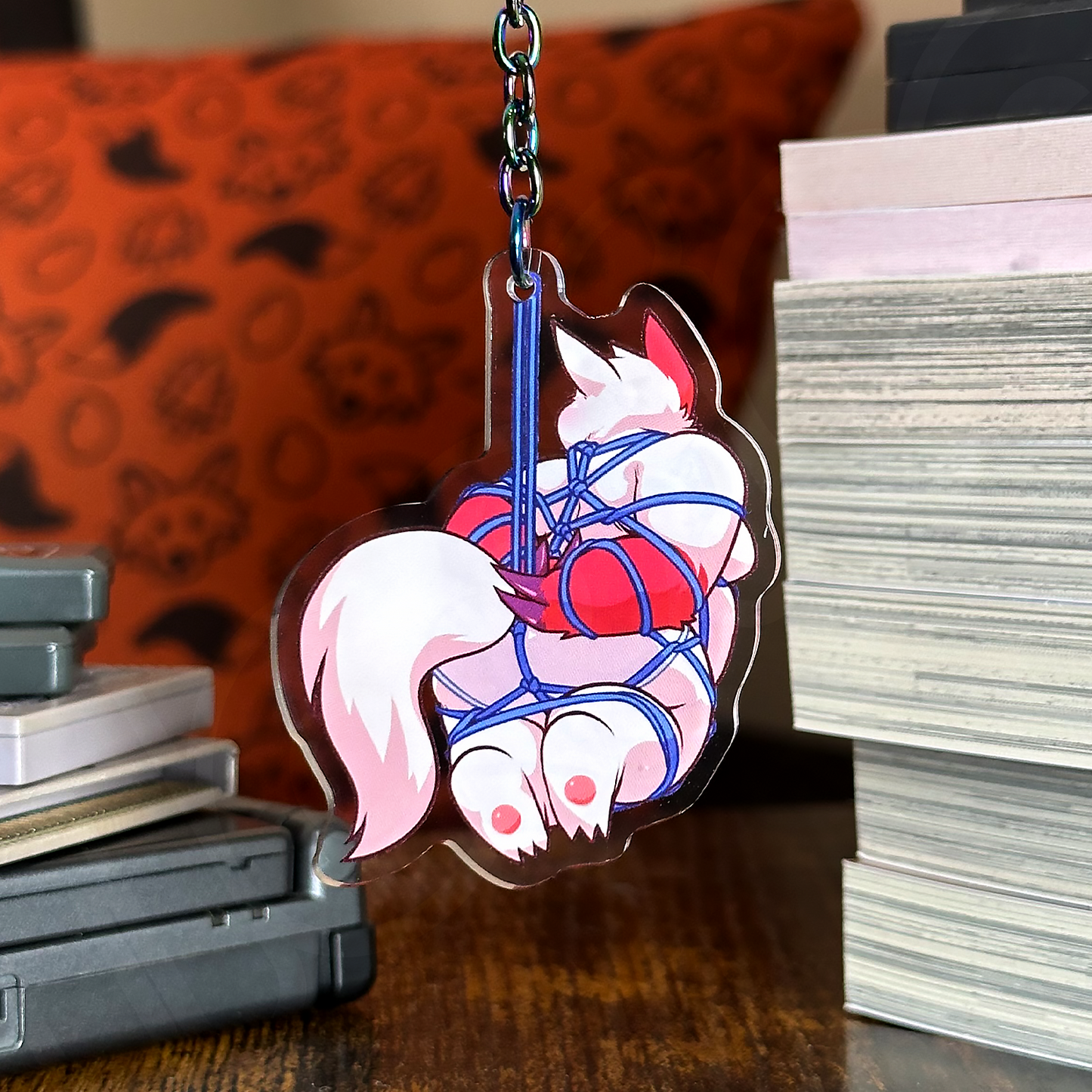 mongoose monster keychain