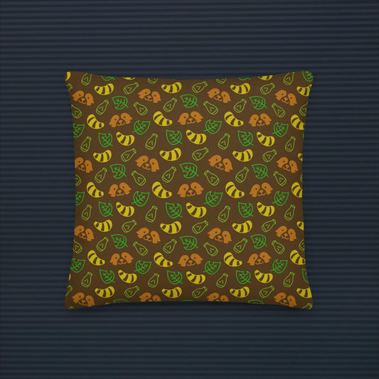 emblems - pillow (tanuki)