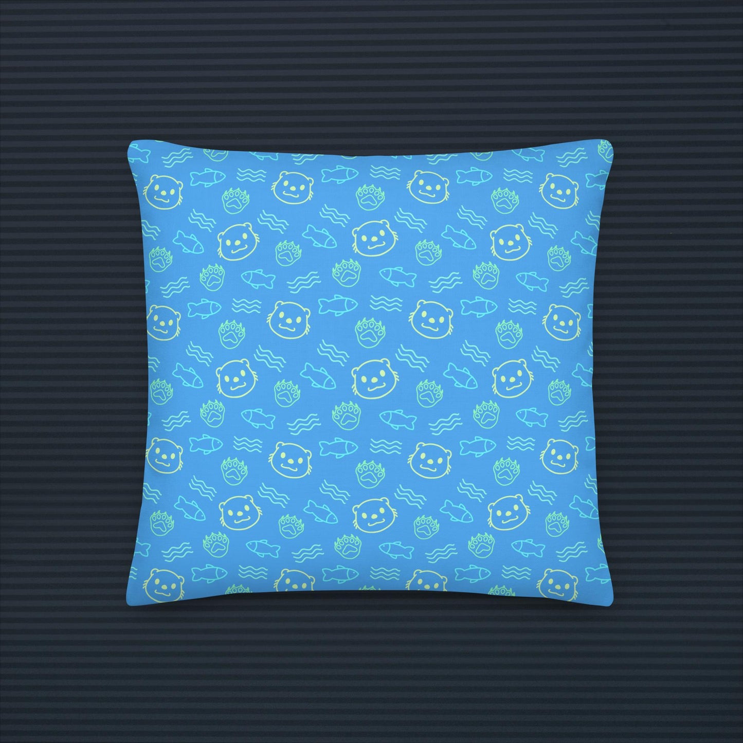 emblems - pillow (otter)