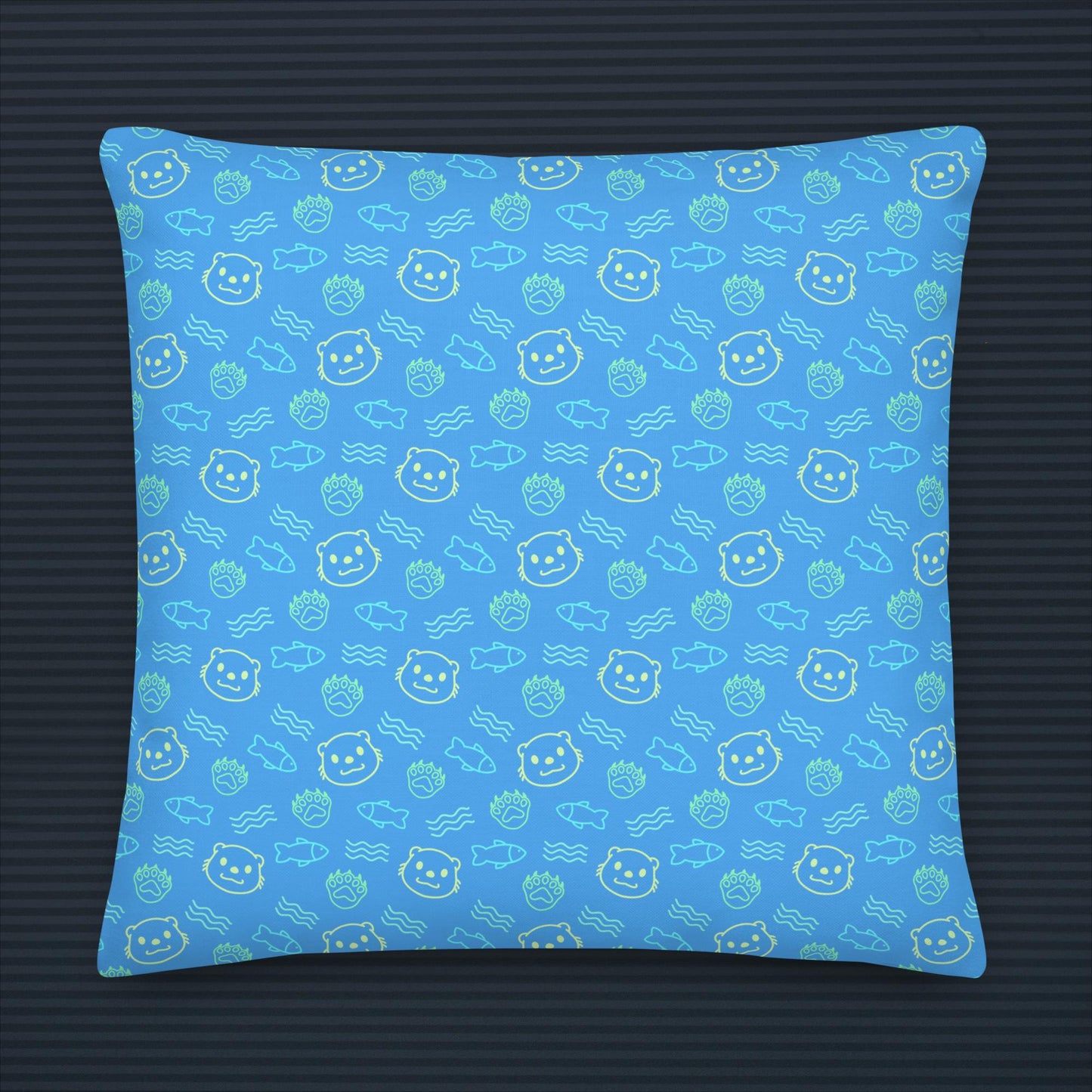 emblems - pillow (otter)