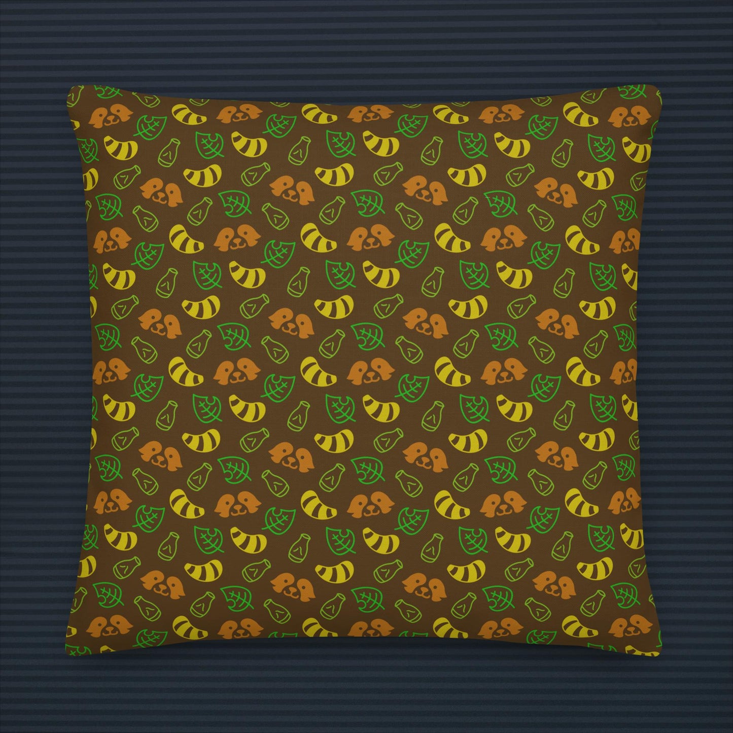 emblems - pillow (tanuki)