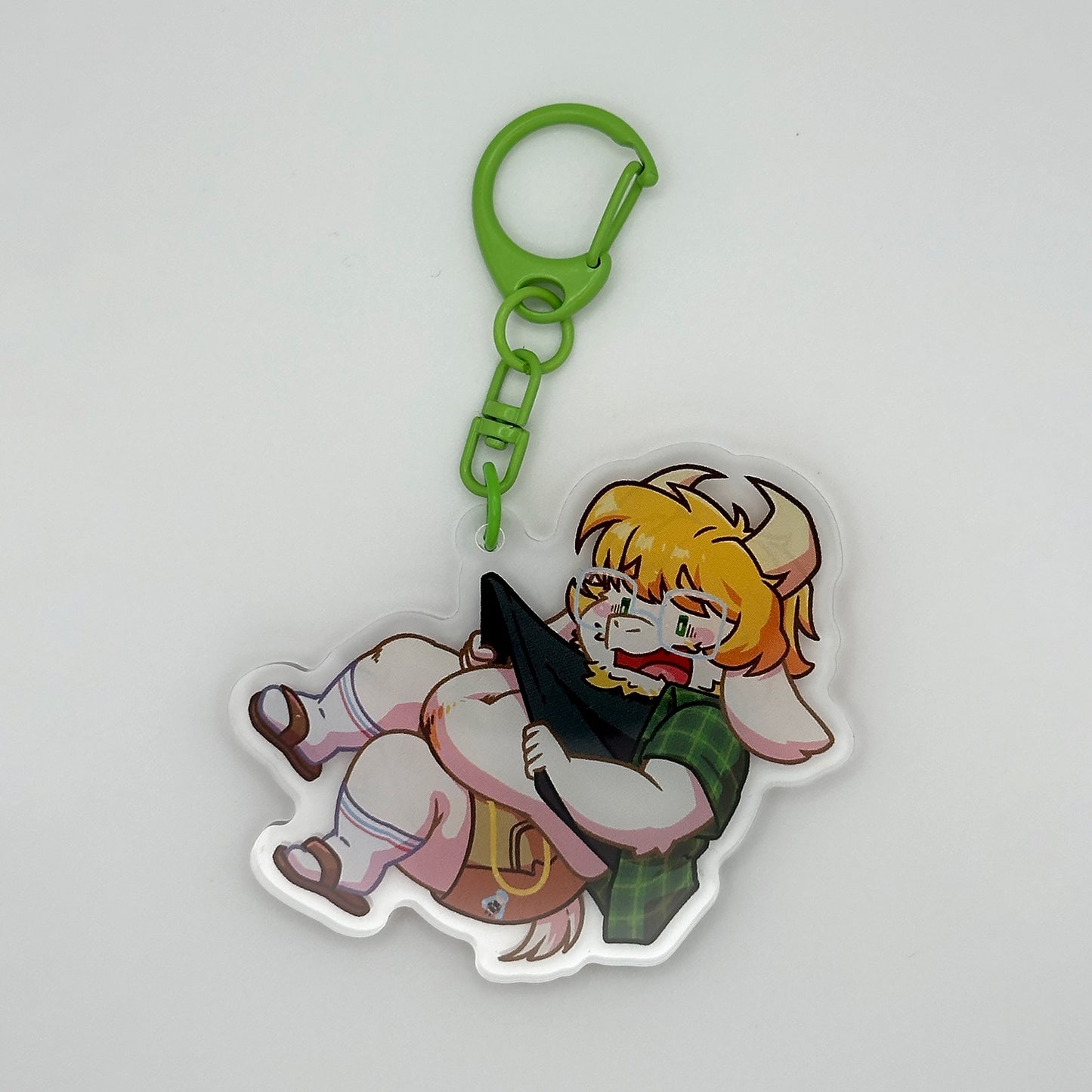 college goat keychain