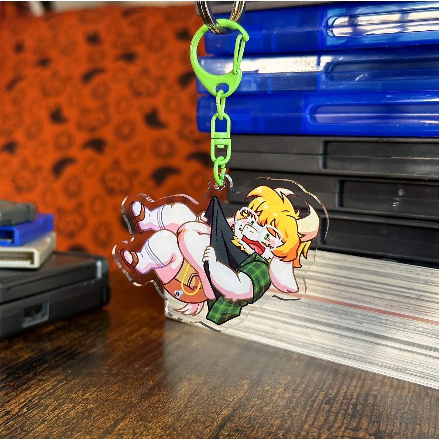 college goat keychain