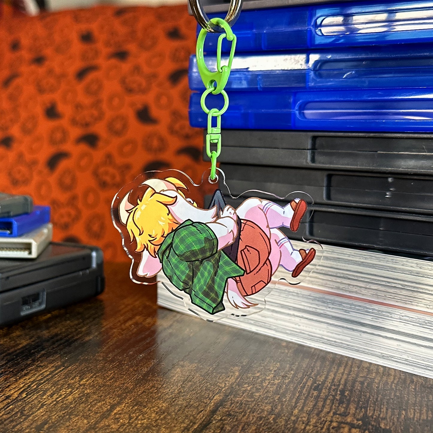 college goat keychain