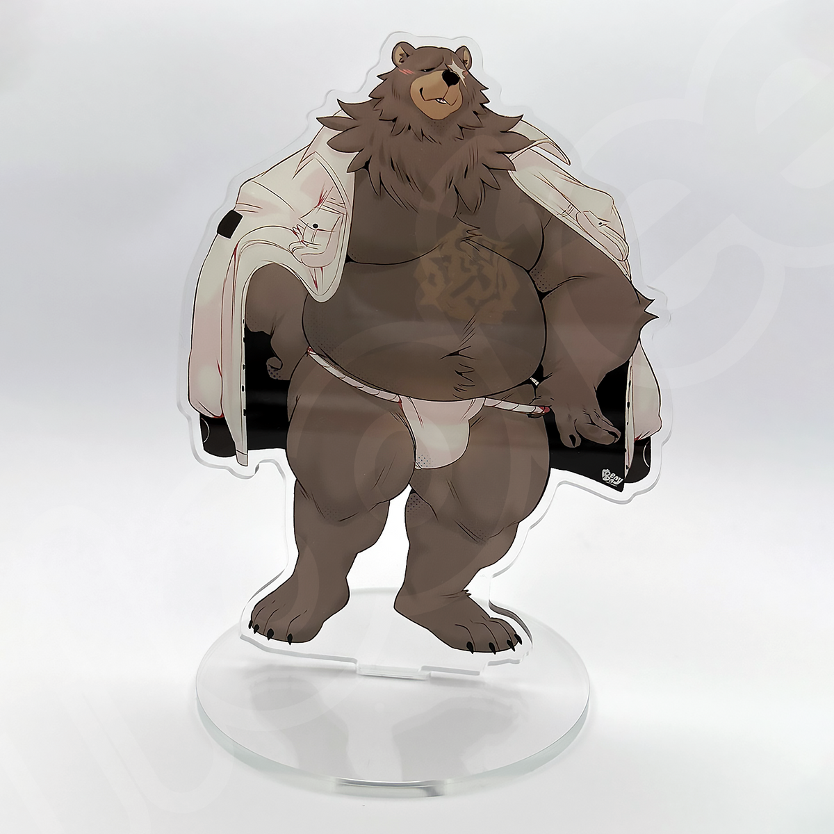 finance bear standee