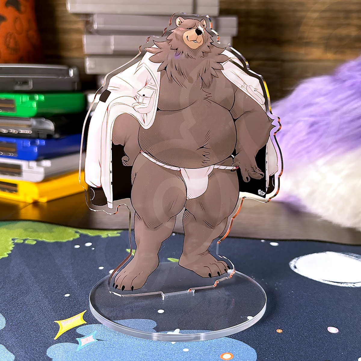finance bear standee