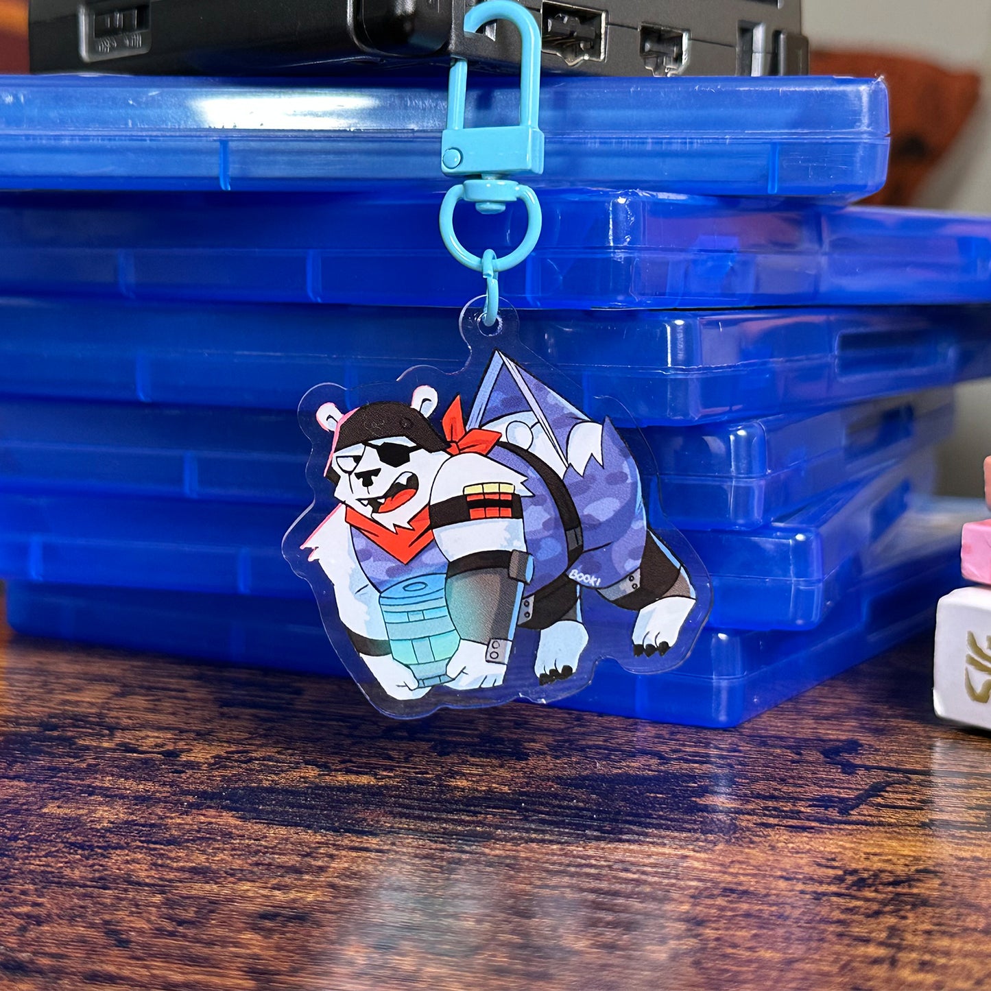 booki - blizzard bear keychain