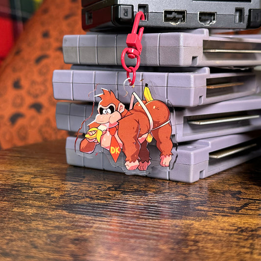banana gorilla keychain