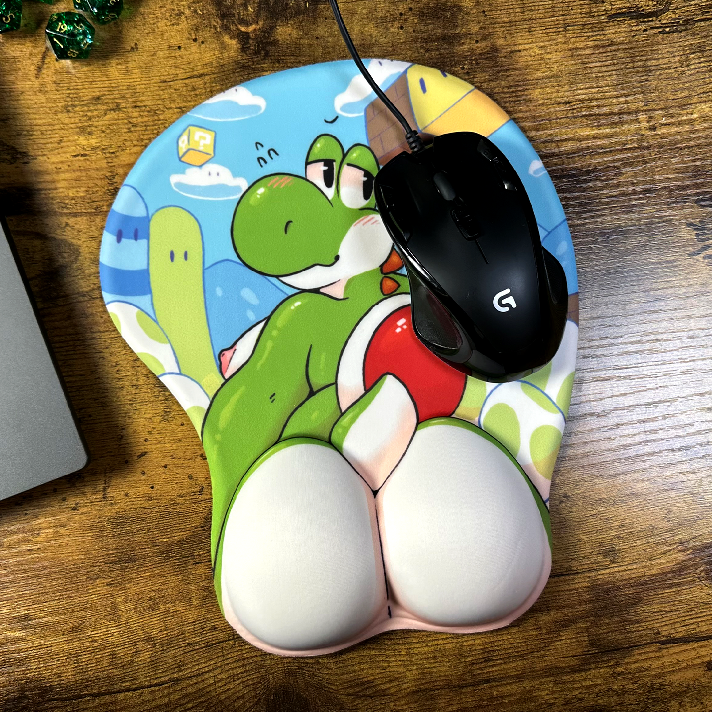 cheeky dinosaur mousepad