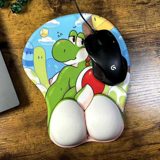 cheeky dinosaur mousepad