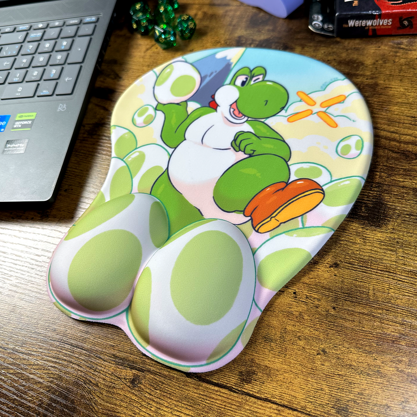 egg dinosaur mousepad
