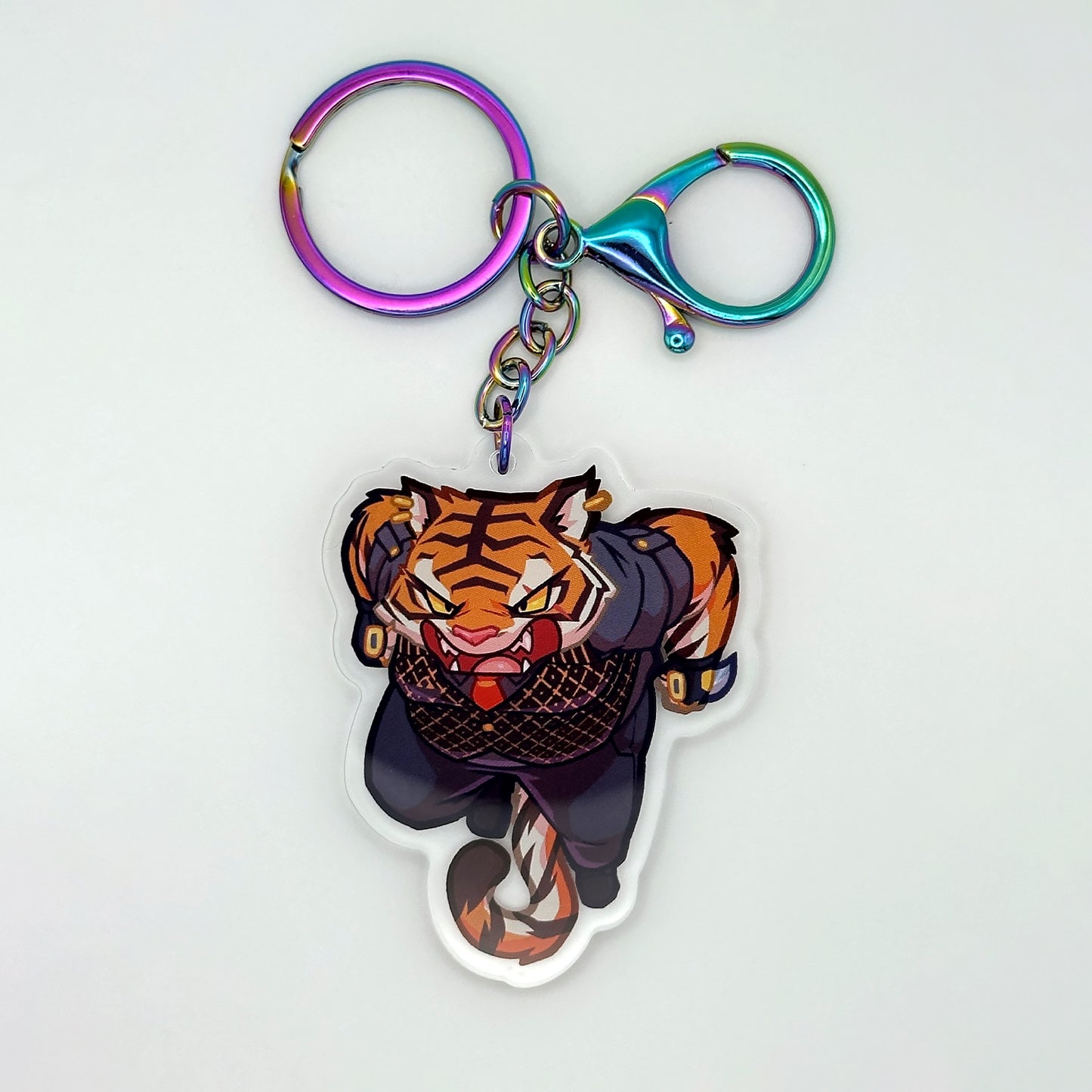 lavish tiger keychain