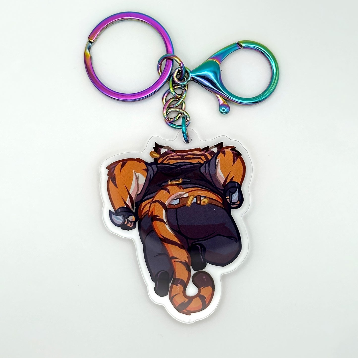 lavish tiger keychain