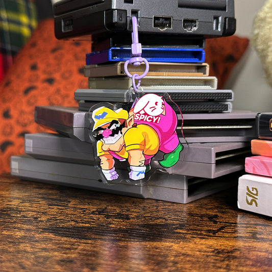 booki - warring plumber keychain