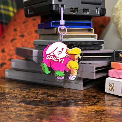 booki - warring plumber keychain