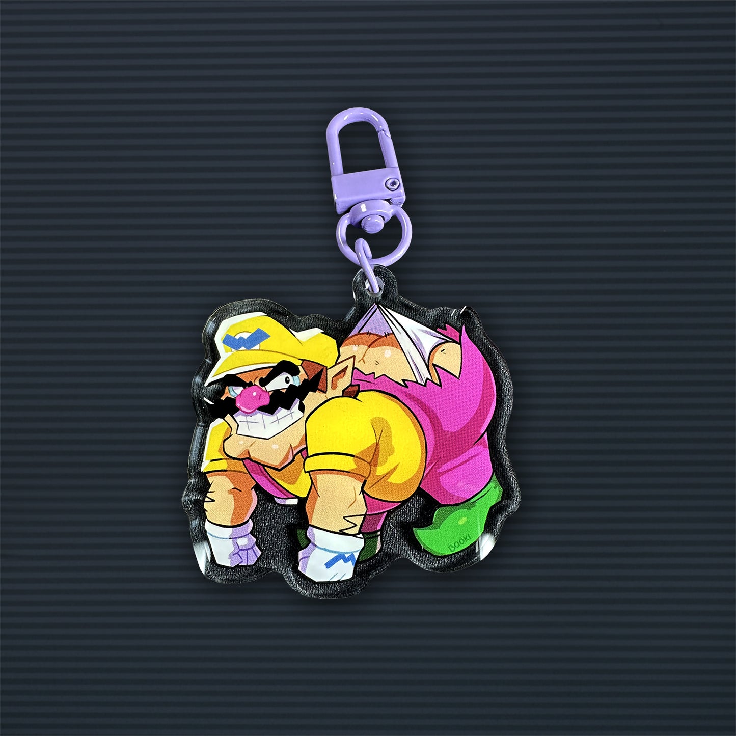 booki - warring plumber keychain