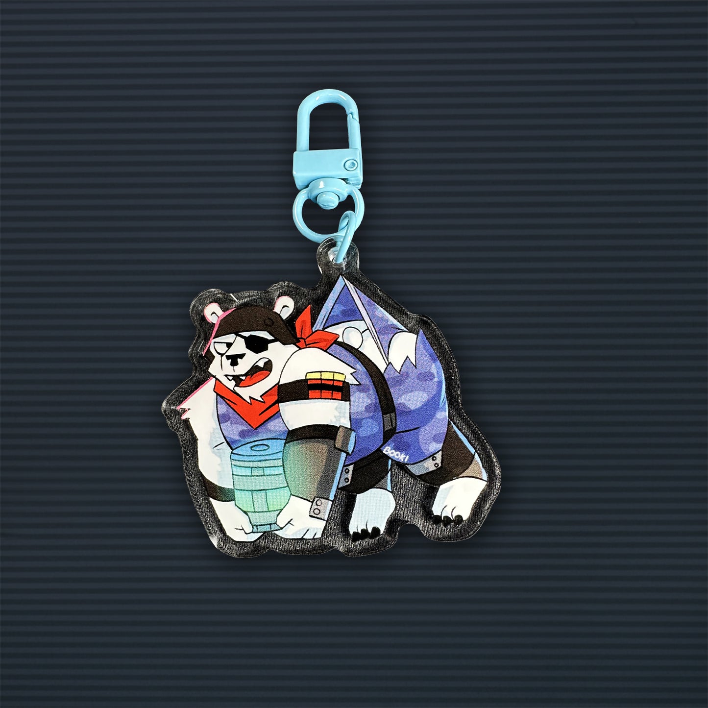 booki - blizzard bear keychain